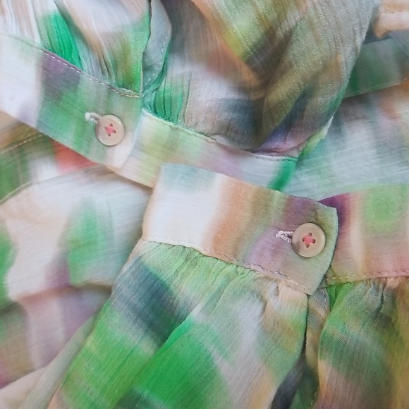 Pilcro Womens Pastel Color Longsleeve The Batwing Blouse By Anthropologie - Picture 12 of 14